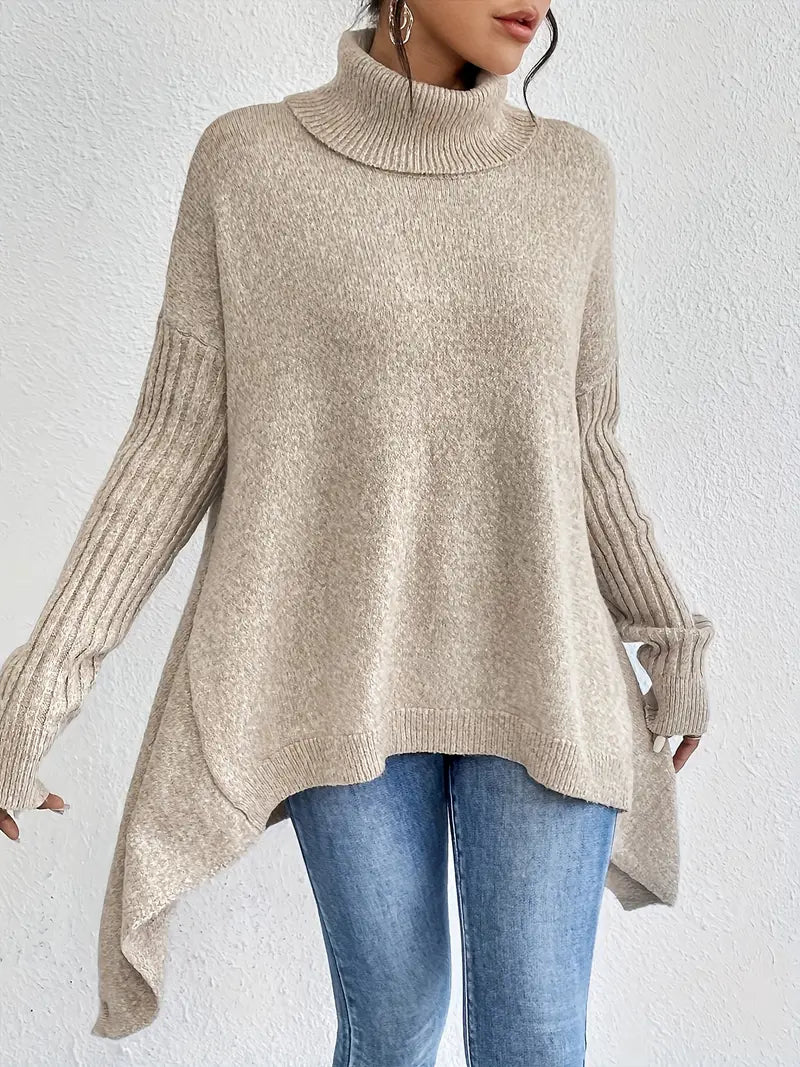 Serenza™ | Long Turtleneck Sweater