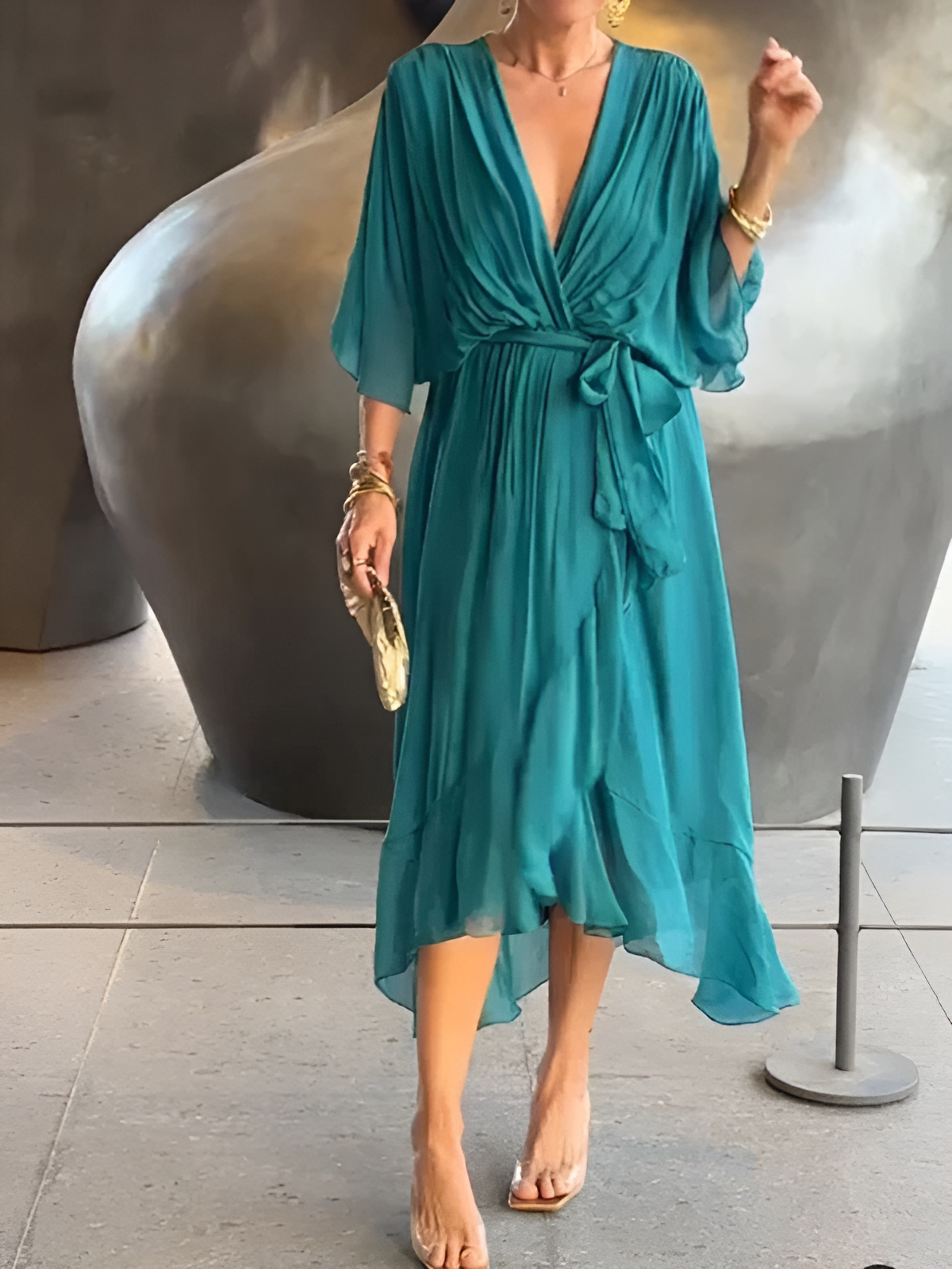 Adriana | Vestido de Seda que Favorece y Da Confianza