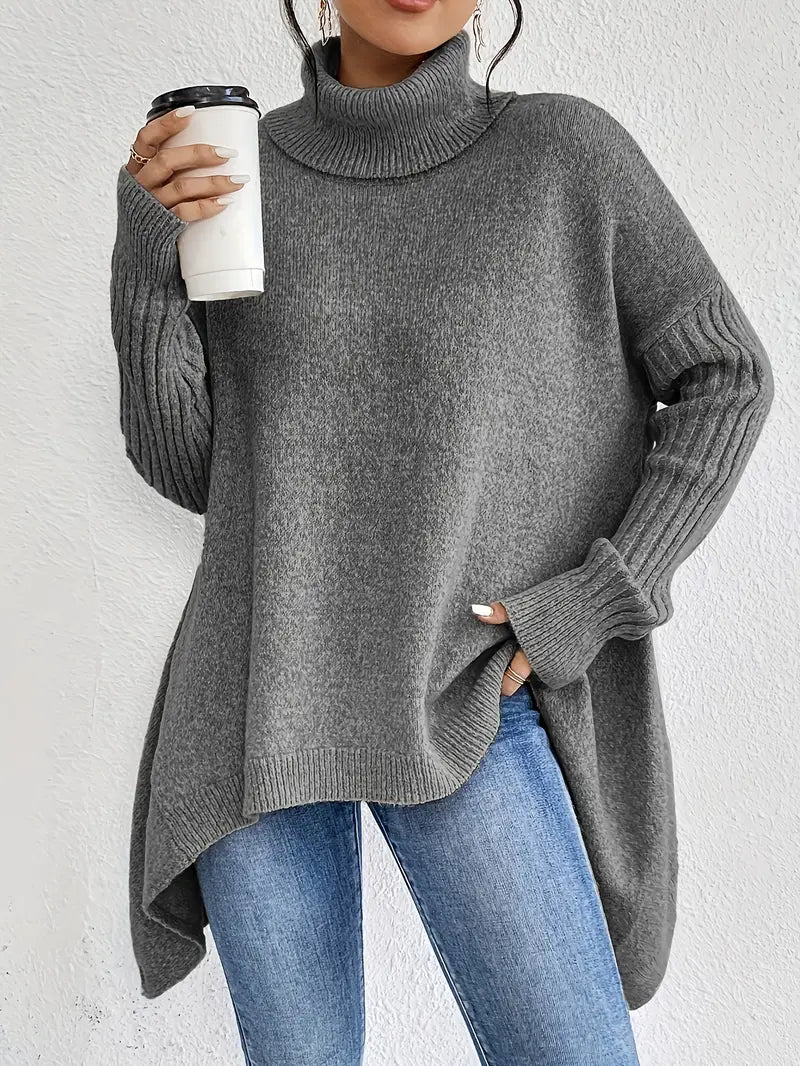 Serenza™ | Long Turtleneck Sweater
