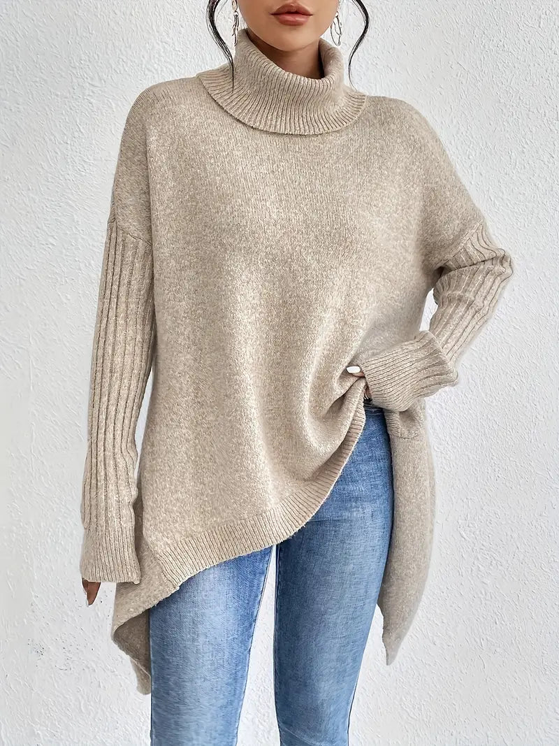 Serenza™ | Long Turtleneck Sweater