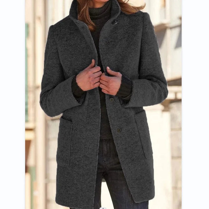 Anavelle™ | Sleek Warm Overcoat