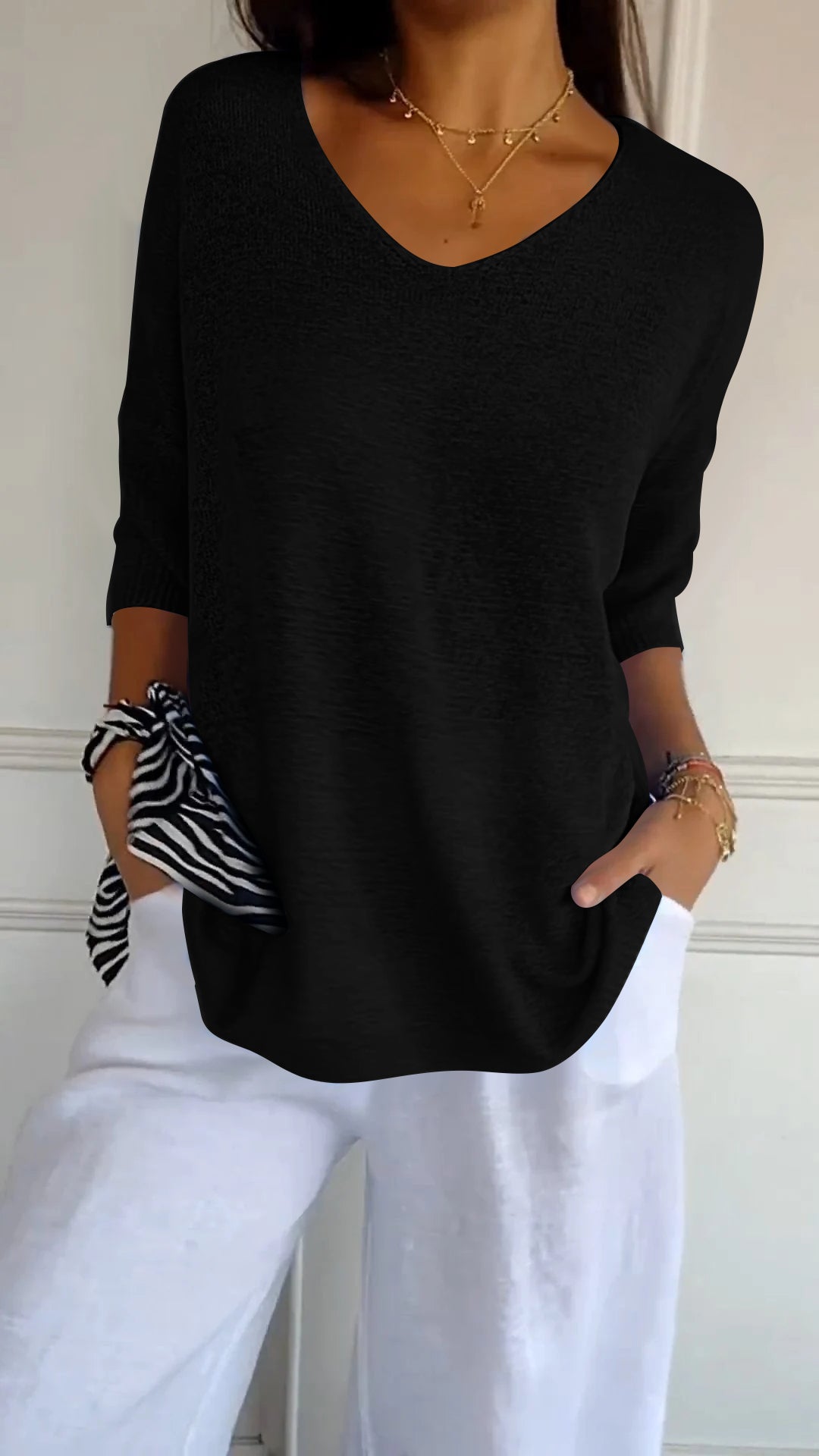 Bellamy | Soft Blouse with Flattering Neckline