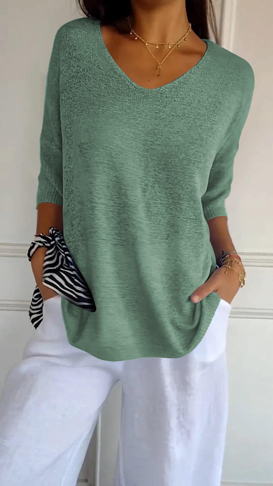 Bellamy | Soft Blouse with Flattering Neckline