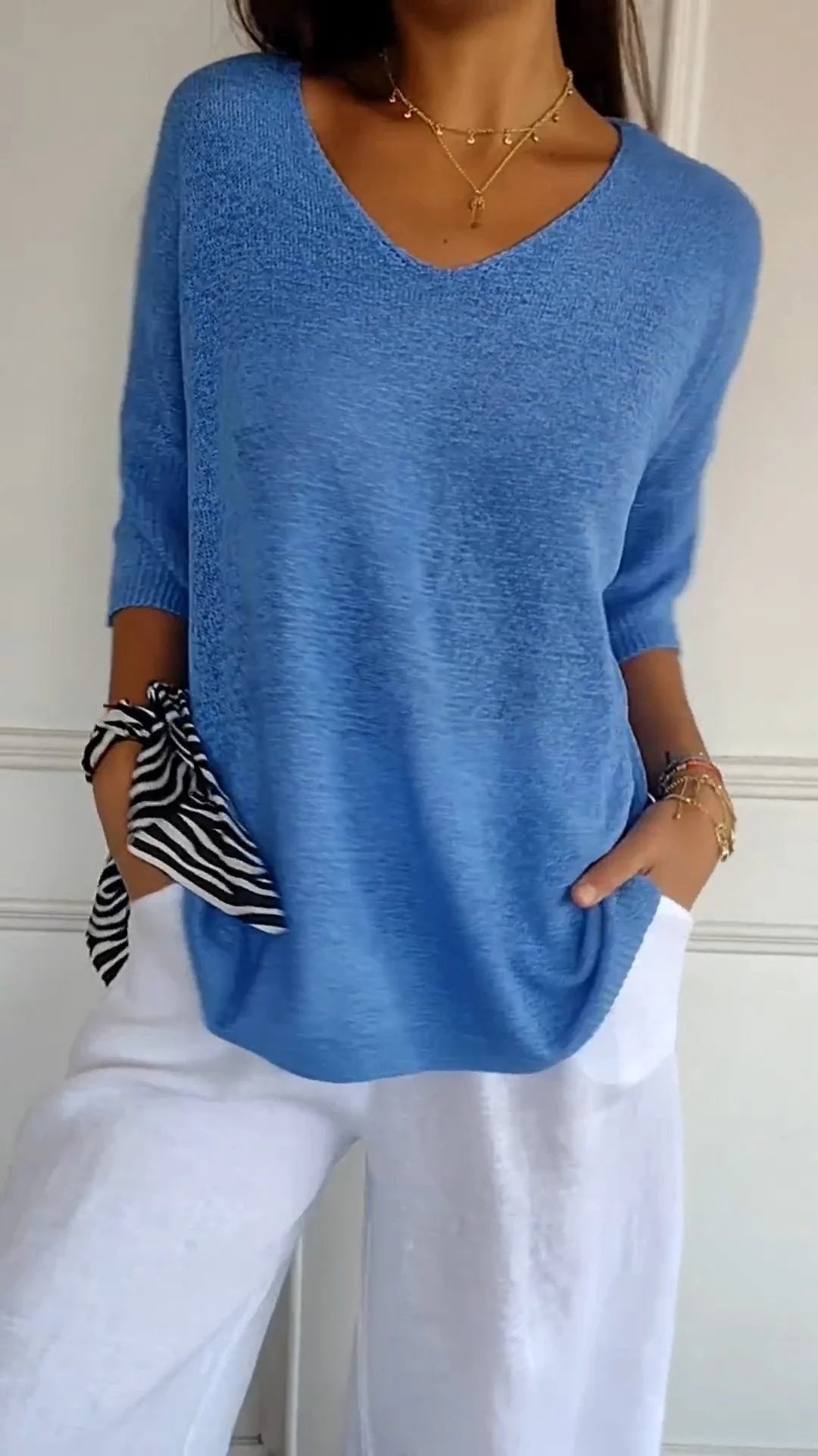 Bellamy | Soft Blouse with Flattering Neckline