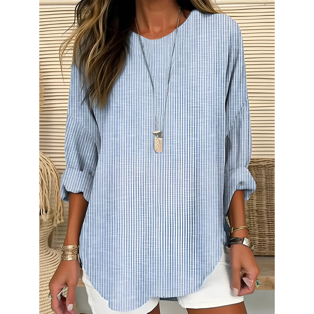Martina | Blusa a Rayas Casual Chic