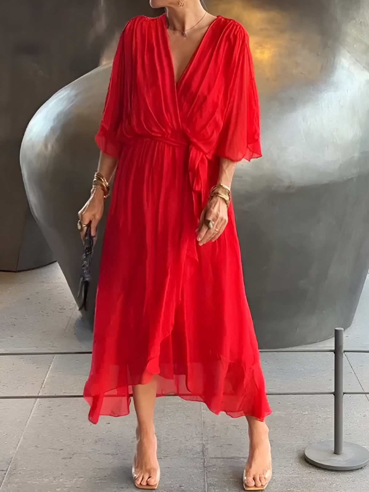 Adriana | Vestido de Seda que Favorece y Da Confianza