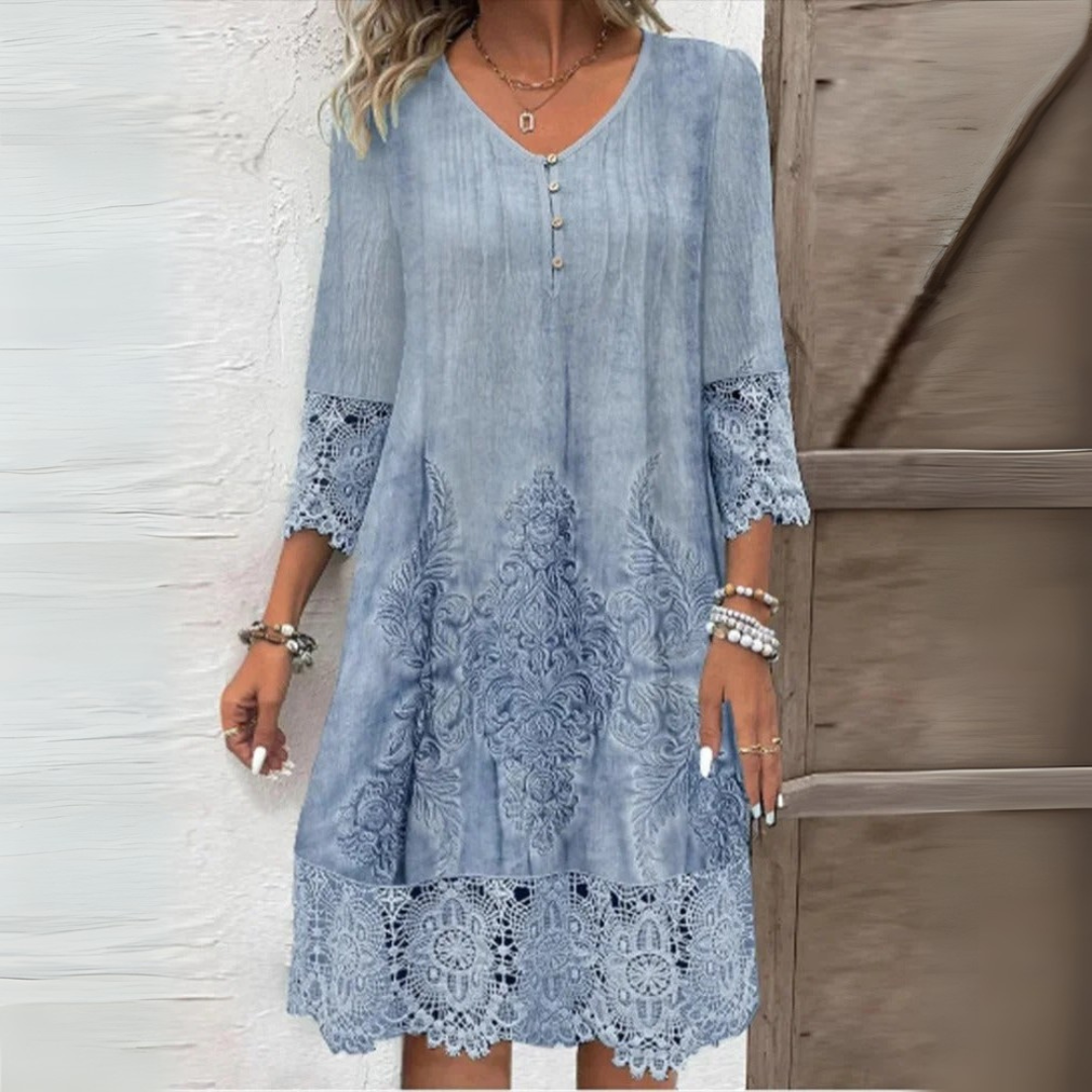 Emma™ | Vestido de Encaje Clásico