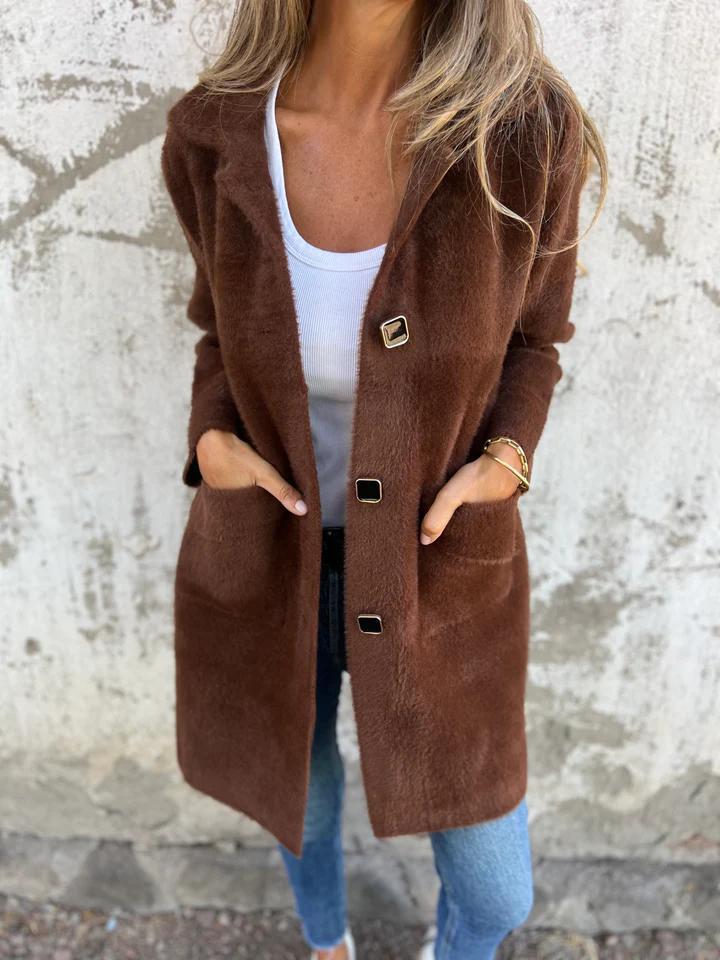 Veloria™ | Chunky Elegance Coat
