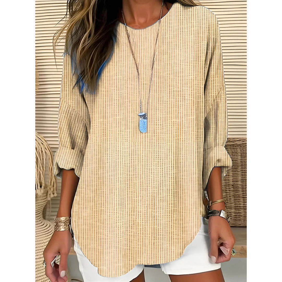 Martina | Blusa a Rayas Casual Chic