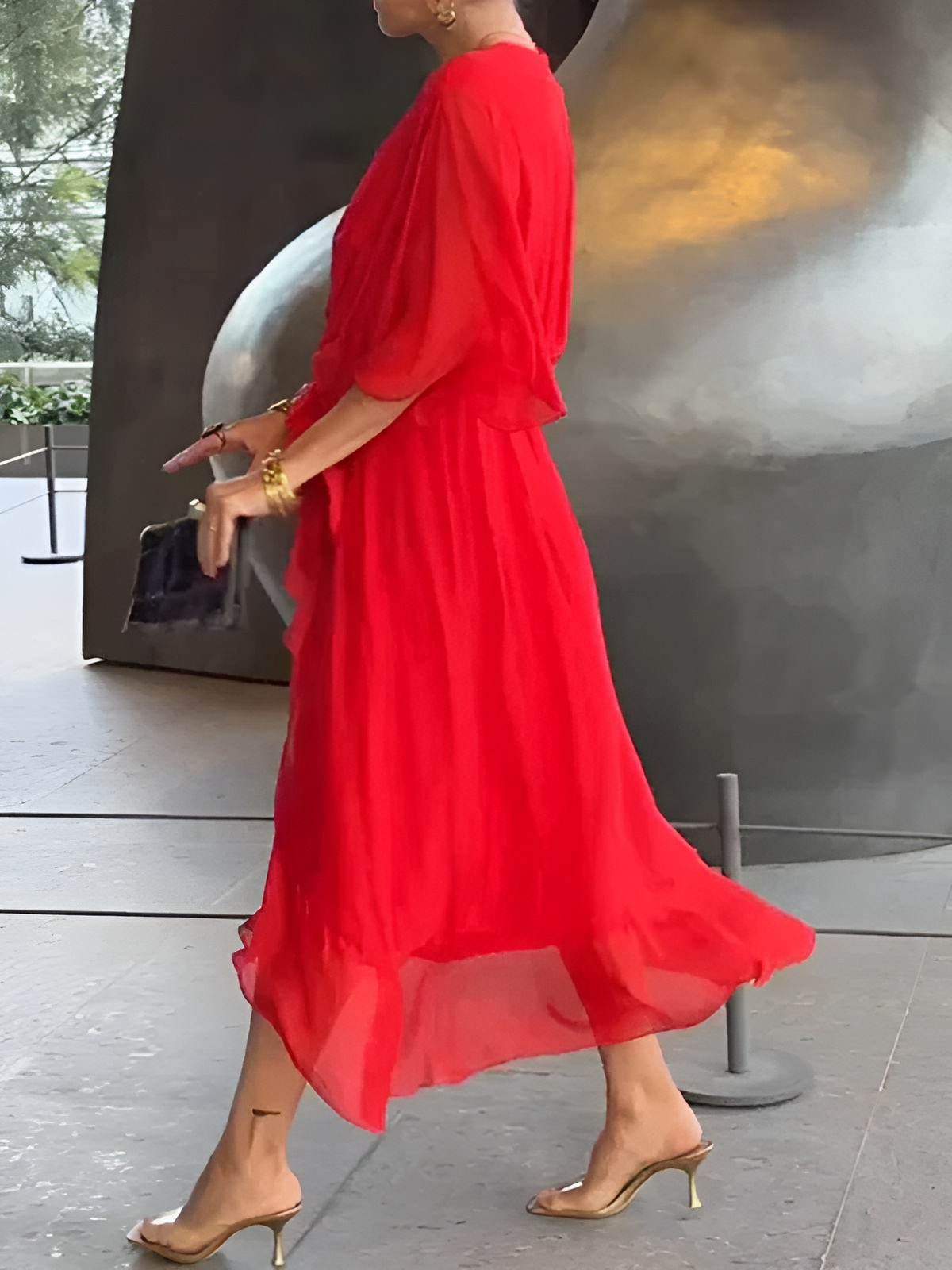 Adriana | Vestido de Seda que Favorece y Da Confianza