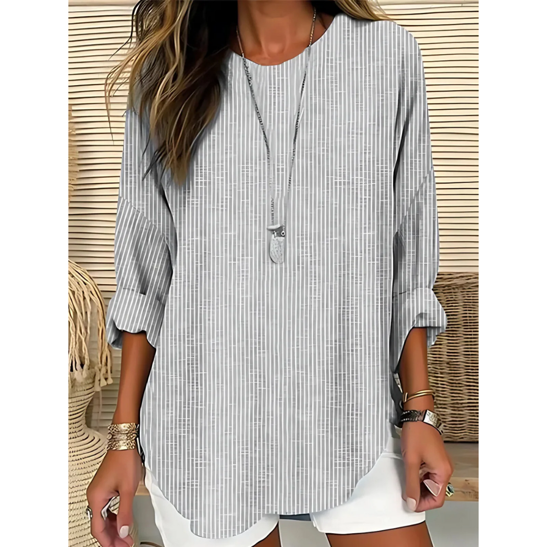 Martina | Blusa a Rayas Casual Chic