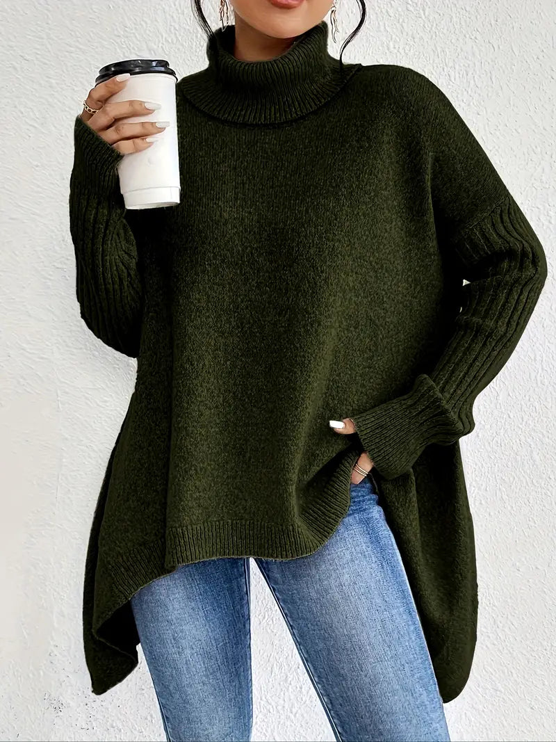 Serenza™ | Long Turtleneck Sweater