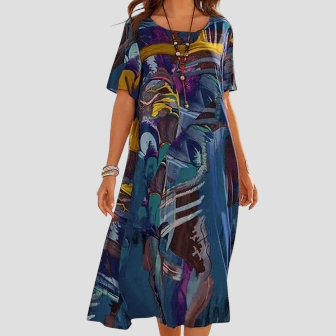 Teresa™ | Vestido Midi Cómodo para el Día a Día