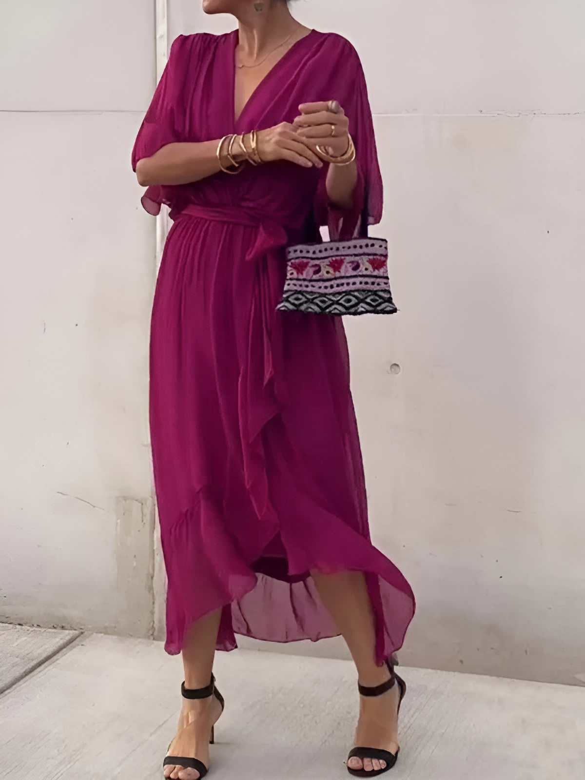 Adriana | Vestido de Seda que Favorece y Da Confianza