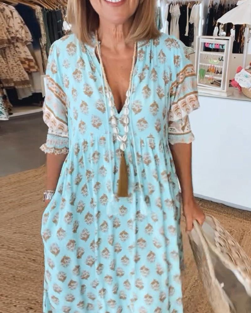 Celia | Vestido Estampado que Despierta Tu Confianza