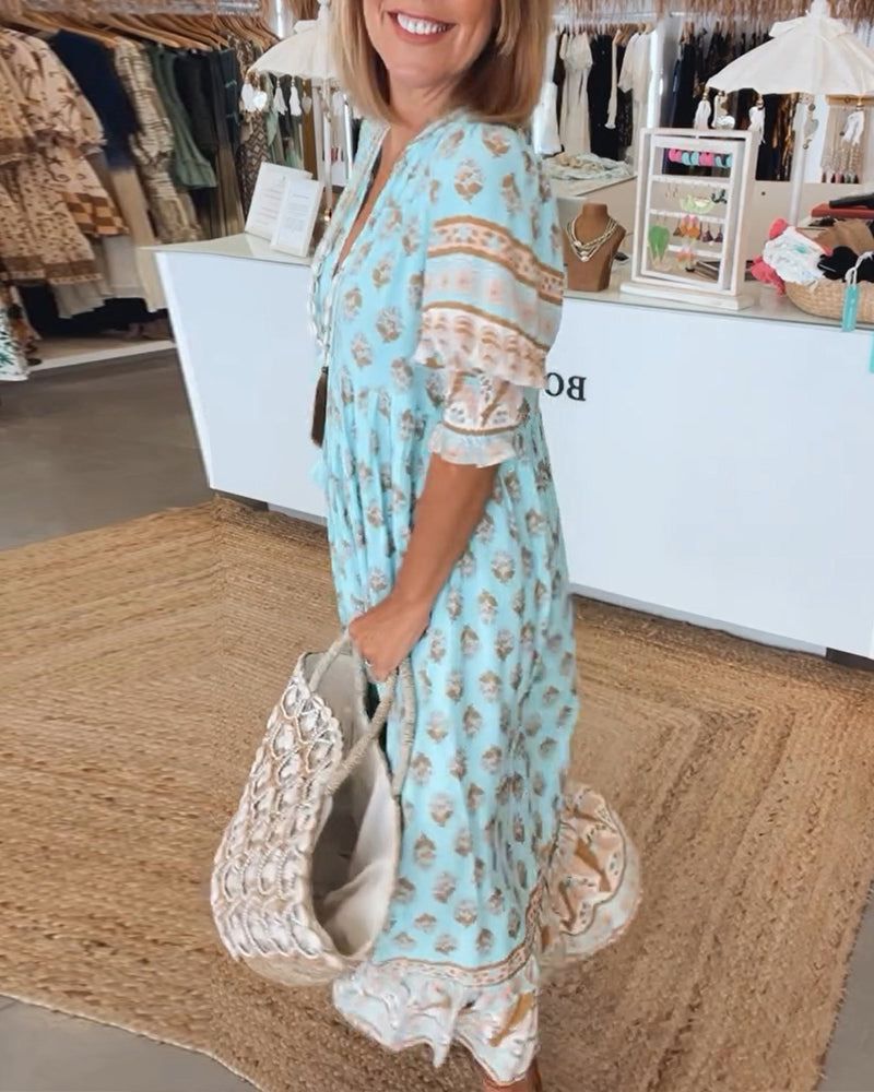 Celia | Vestido Estampado que Despierta Tu Confianza