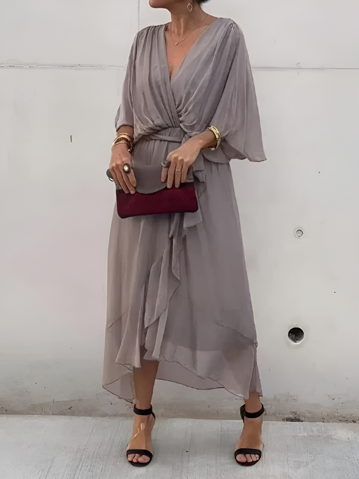 Adriana | Vestido de Seda que Favorece y Da Confianza
