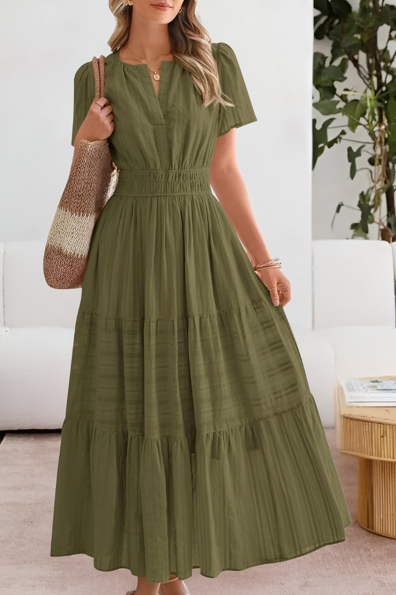Marena™ | Vestido de Playa con Cintura Definida