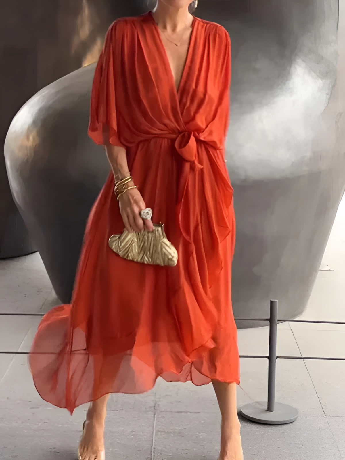 Adriana | Vestido de Seda que Favorece y Da Confianza