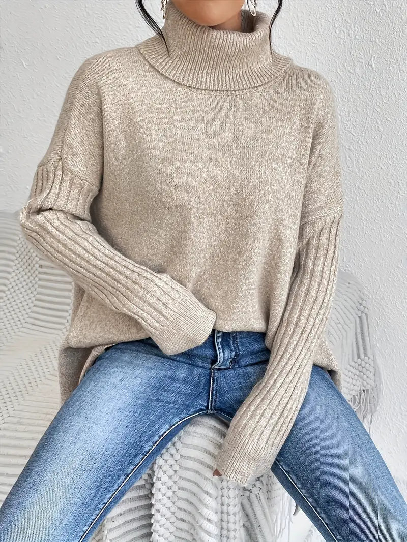 Serenza™ | Long Turtleneck Sweater