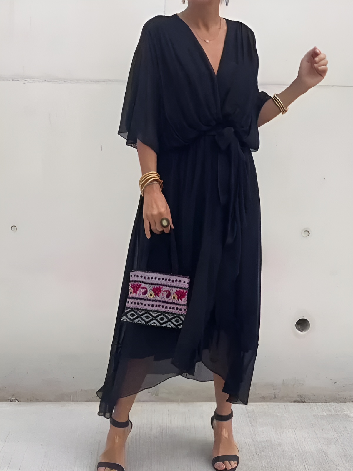 Adriana | Vestido de Seda que Favorece y Da Confianza