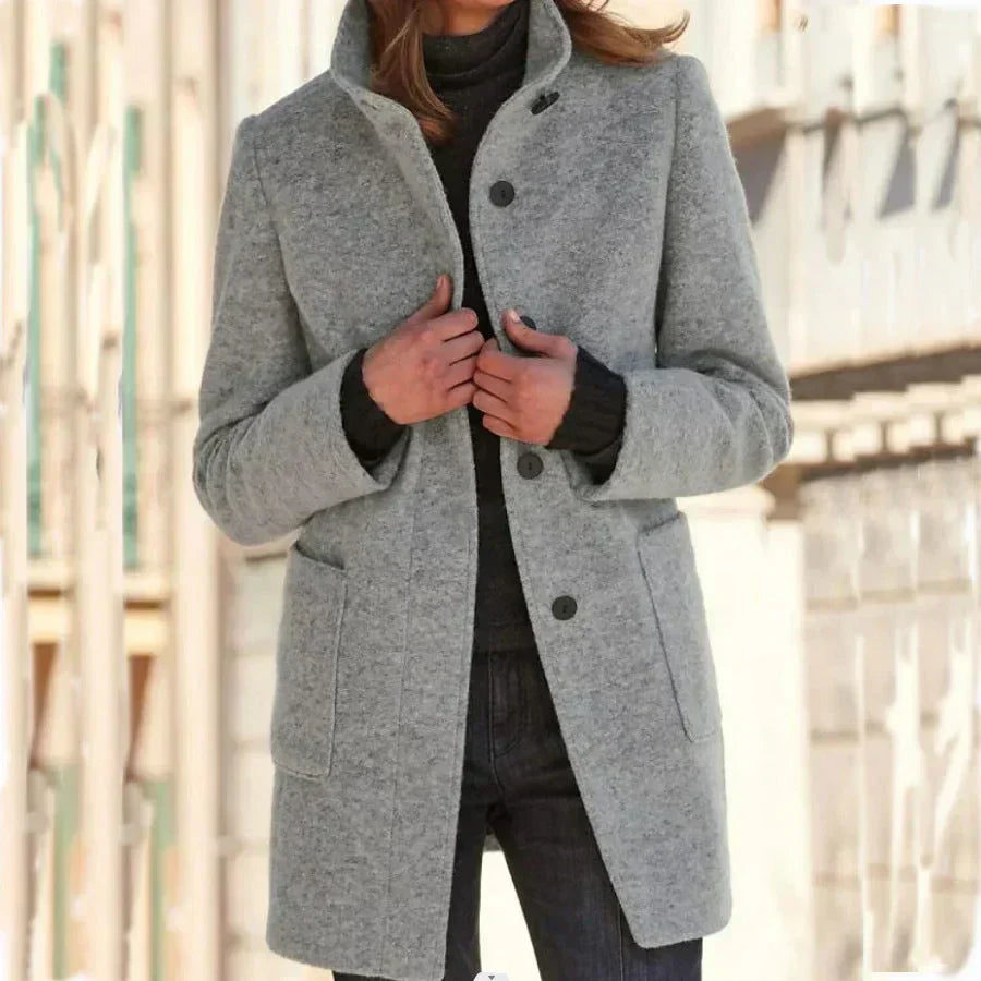Anavelle™ | Sleek Warm Overcoat