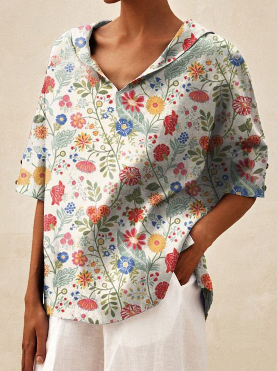 Valeria™ | Blusa Suelta para Días Cálidos