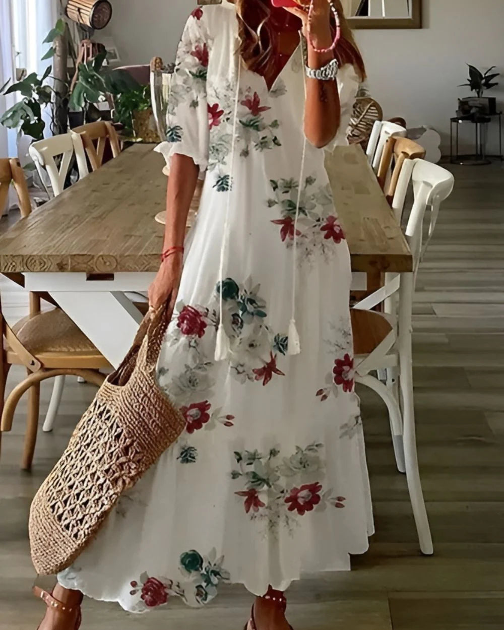 Tahlia™ | Vestido camisero bohemio