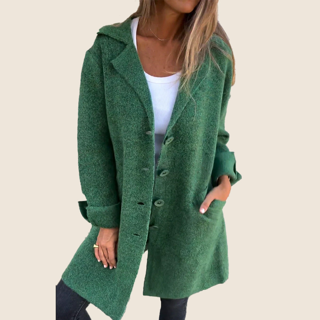 Solara™ | Soft Coat With Buttons