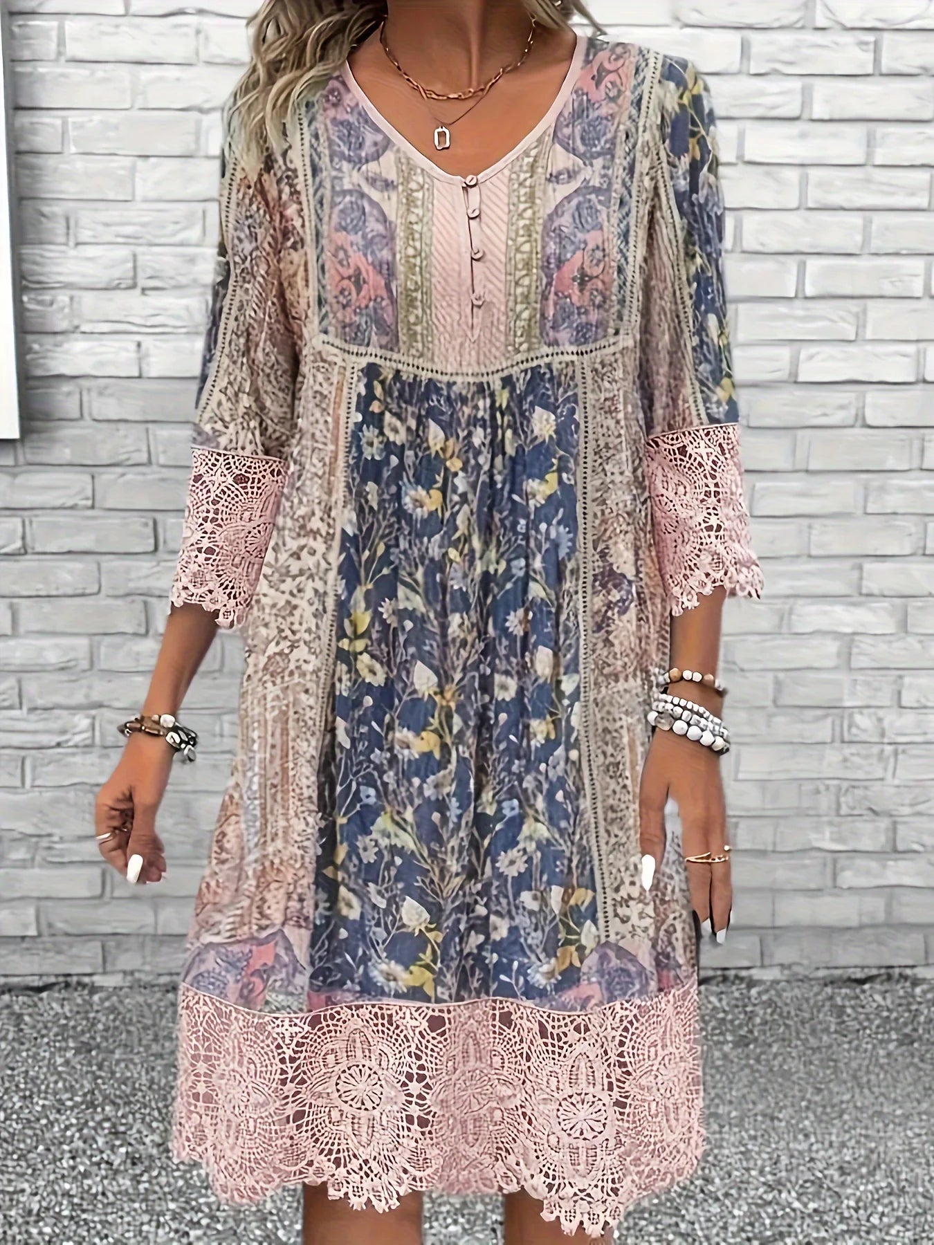 Grecia | Vestido Elegante y Casual de Talla Grande