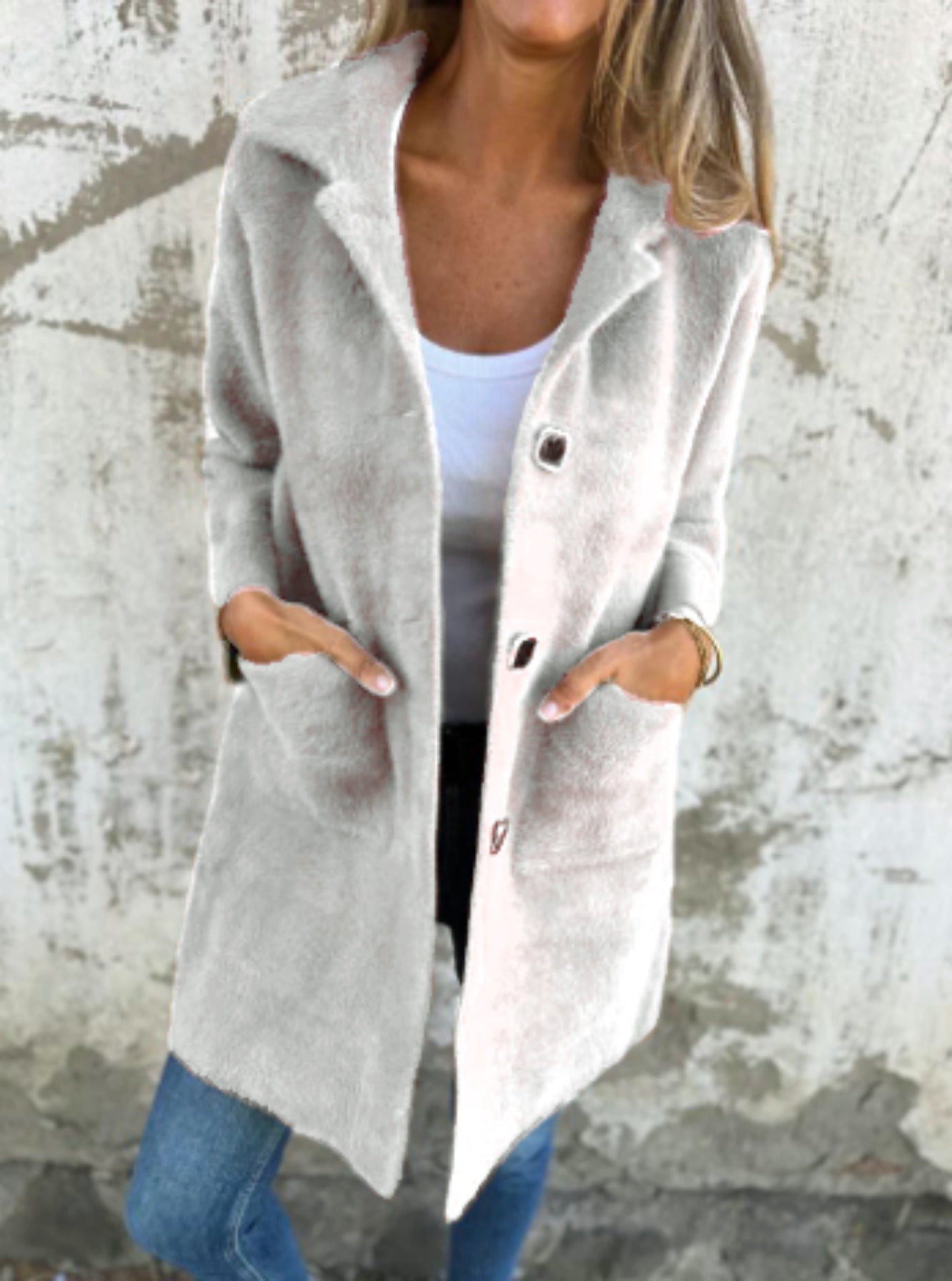 Veloria™ | Chunky Elegance Coat