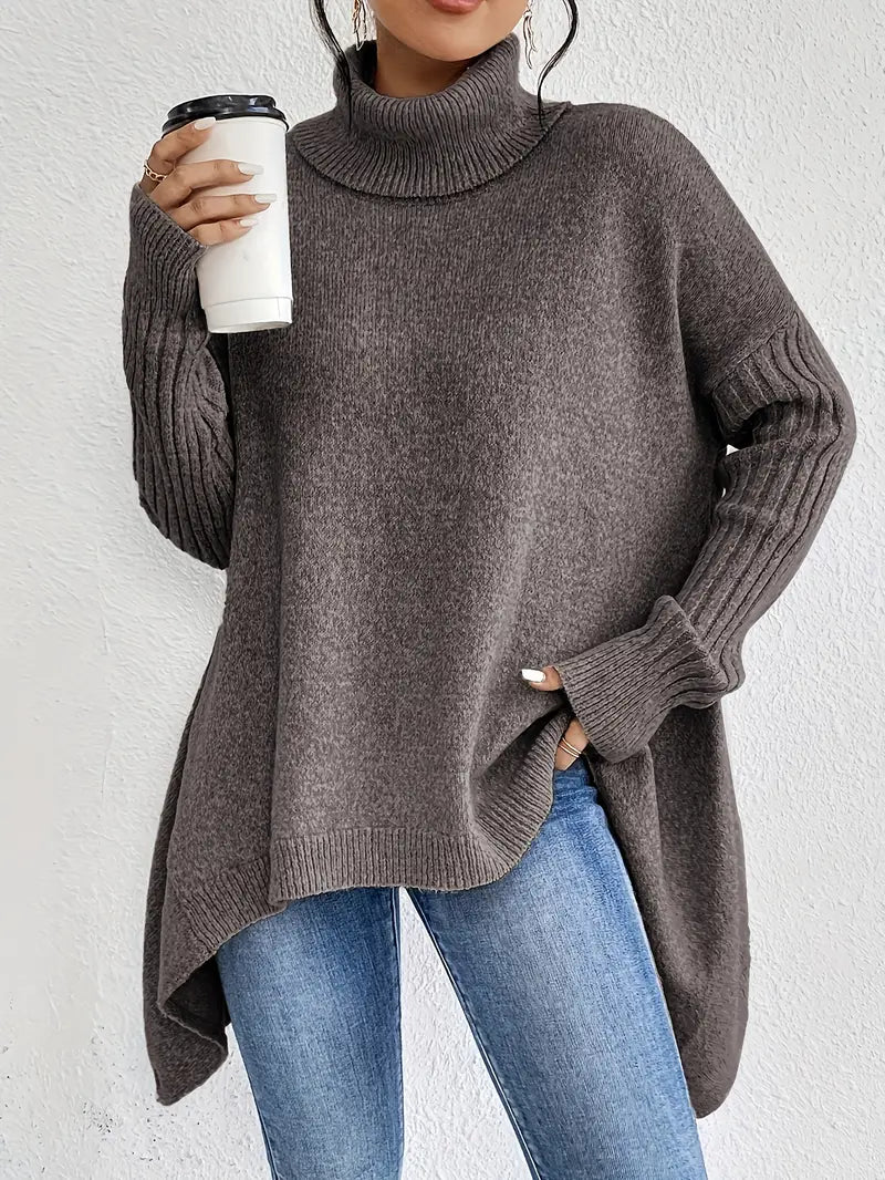 Serenza™ | Long Turtleneck Sweater