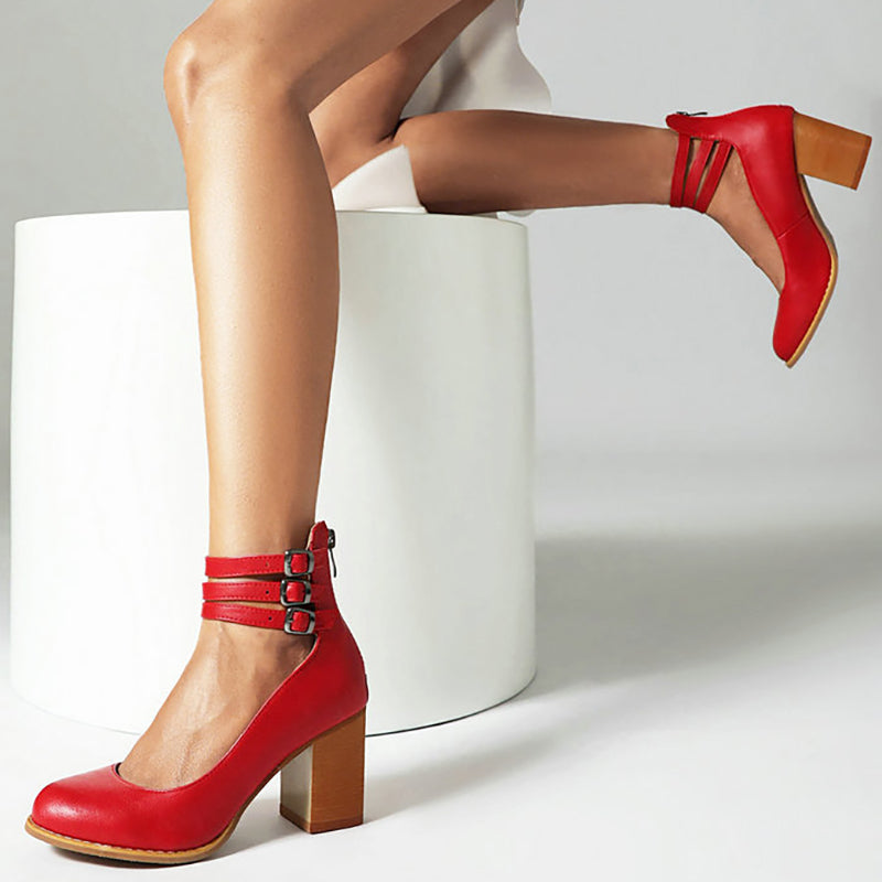Selinya™ | Sandalias con bordes suaves y correa al tobillo