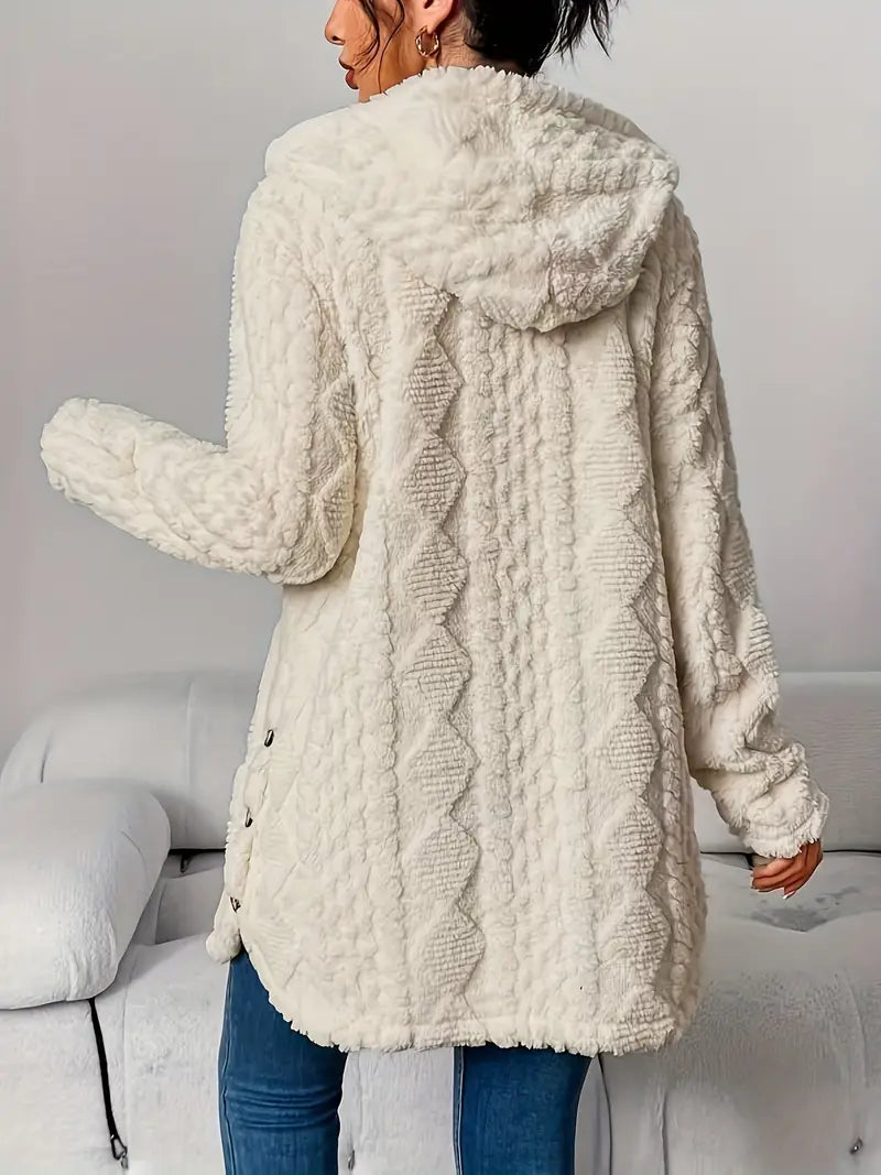 Florayne™ | Elegant Hooded Cardigan