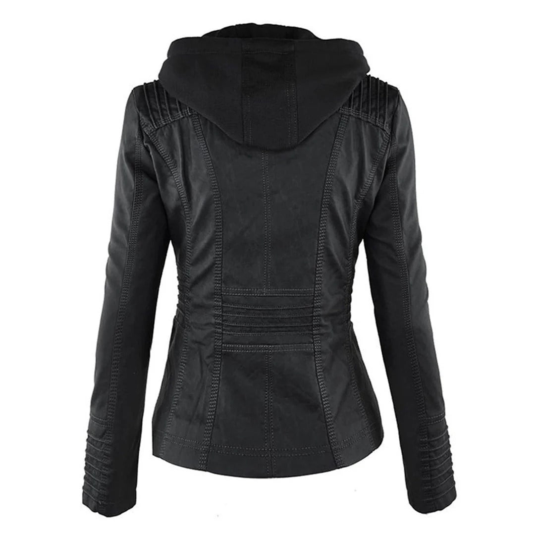 LillyVibe™ | Luxe Leather Jacket