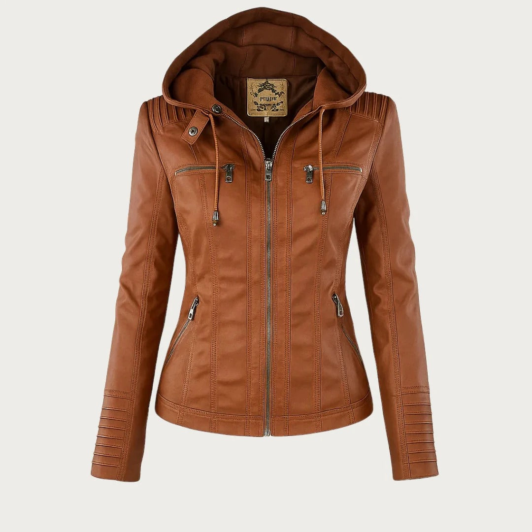 LillyVibe™ | Luxe Leather Jacket