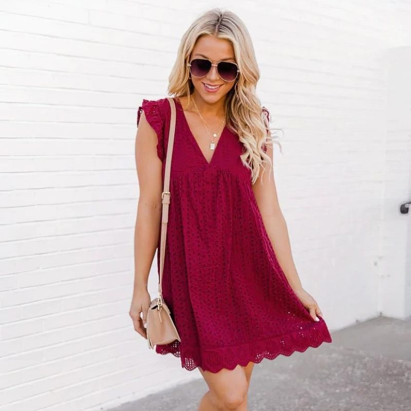 Ivalynv | Dress with Shorts & Hidden Pockets