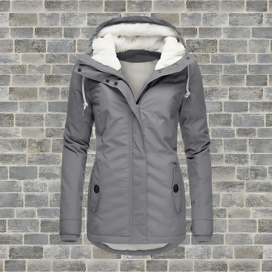 Ella - Varm Bomulds Sherpa Hoodie