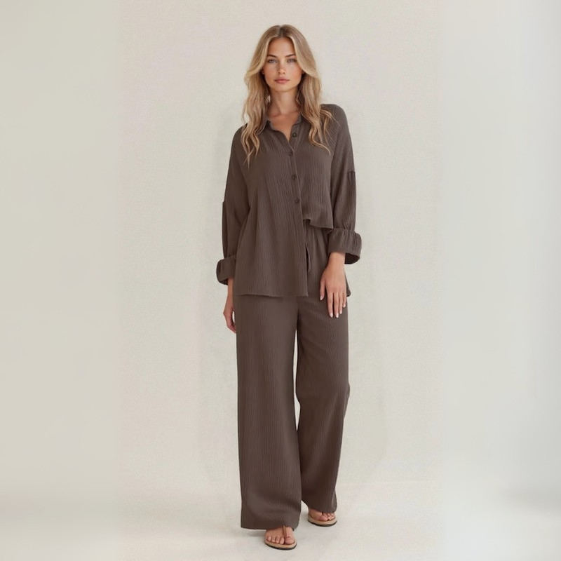 LiviaCoast™ | Completo estivo in puro lino naturale