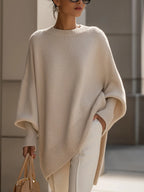 Kamila™ | Oversize’owy dzianinowy sweter typu poncho