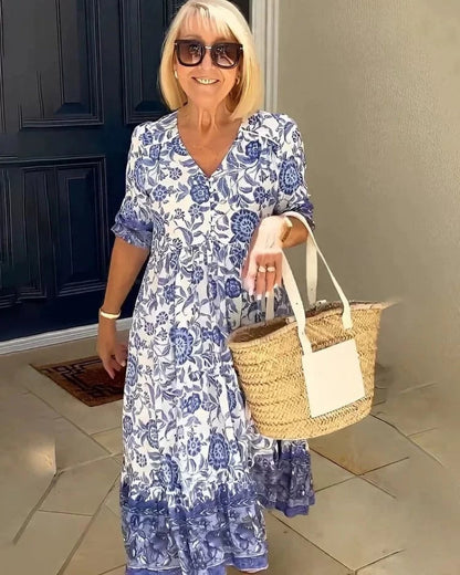 Nia™ | Vestido Floral Elegante
