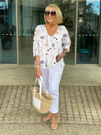 Isadora | Blusa Floral Ligera i Favorecedora