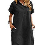 MAREN™ – Relaxed Short Sleeve Summer Dress