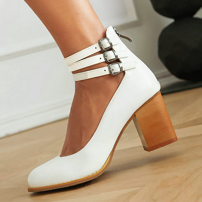 Selinya™ | Sandalias con bordes suaves y correa al tobillo