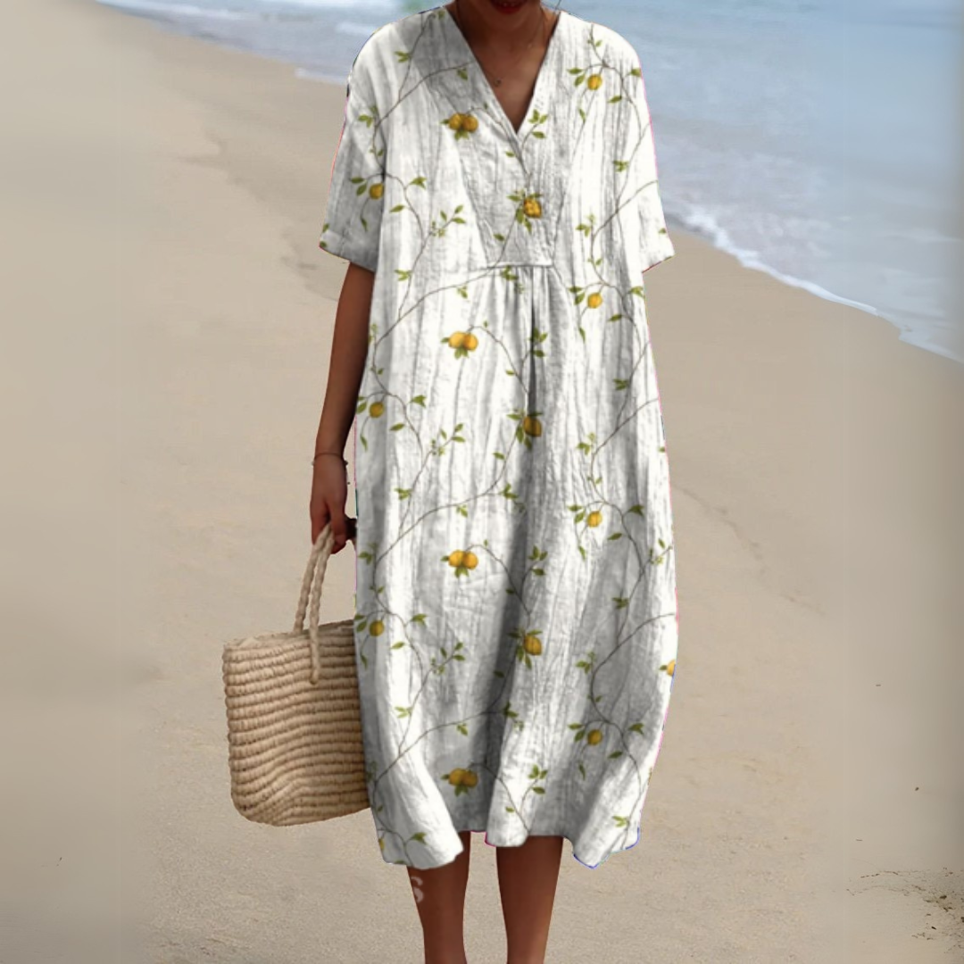 Joanna | Vestido veraniego w żywych kwiatach