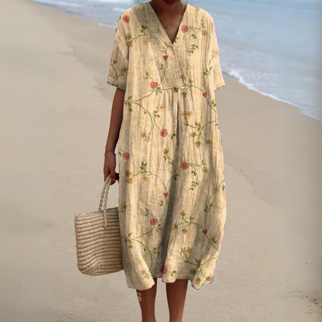 Joanna | Vestido veraniego w żywych kwiatach