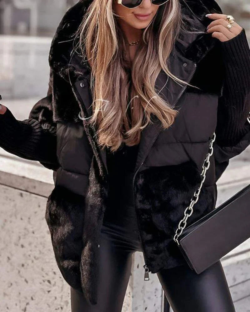 LENA | Stylowa kurtka puchowa z kapturem 