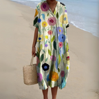 Joanna | Vestido veraniego w żywych kwiatach