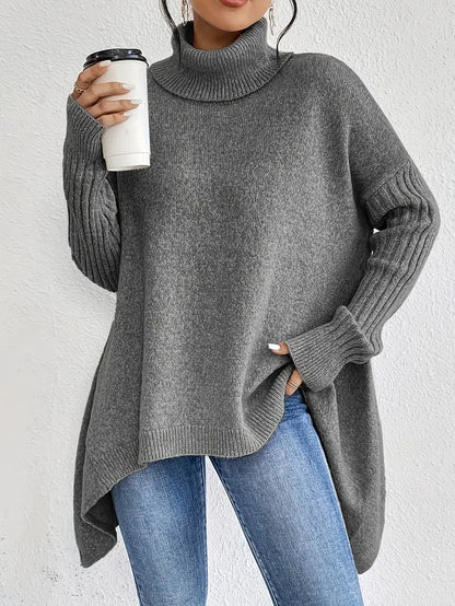 Serenza™ | Long Turtleneck Sweater