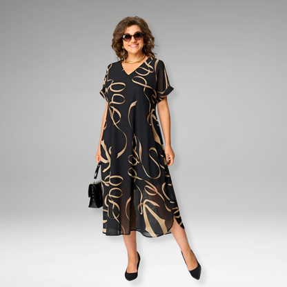 Anina | Vestido con Diseño Artístico y Tejido Suave
